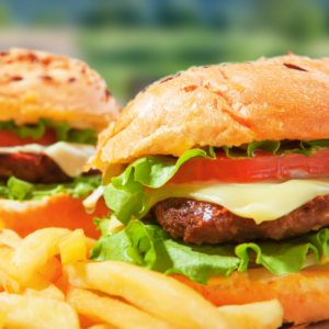 Cheesy Burger -ateria