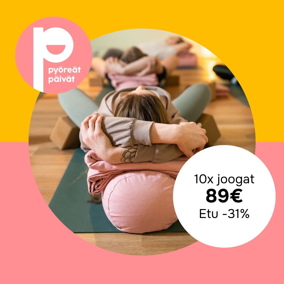 Pyöreät Päivät: 10x joogat 89€ - etu -31%!