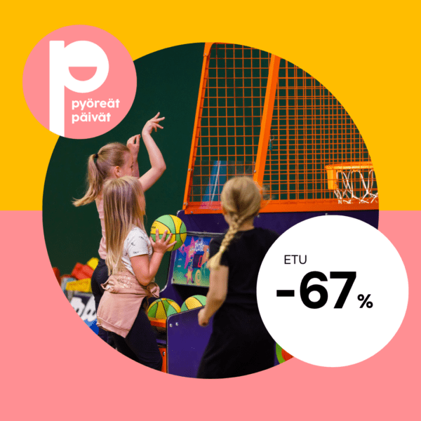 Pyöreät Päivät: Lippu sisäleikkipuistoon (ma-su)