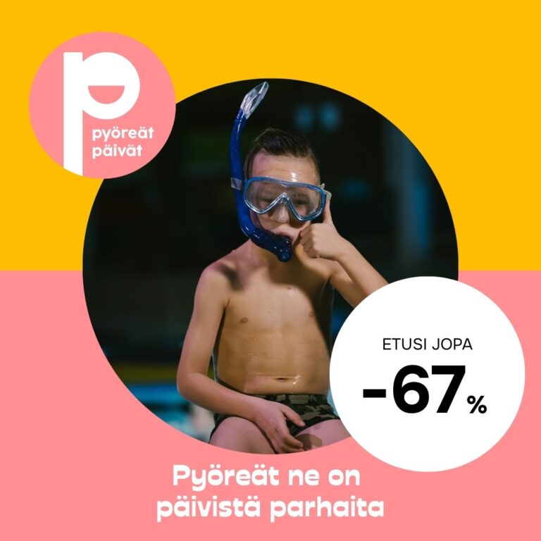 Pyöreät Päivät 28.-31.8.2025 - etu lipuista jopa -67 % Pyöreät Päivät 28.-31.8.2025 - Etu lipuista jopa -67 %!
