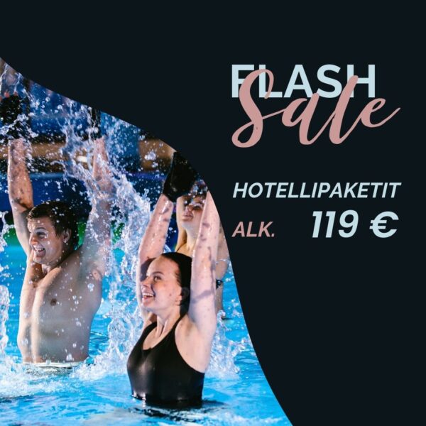 FLASH SALE: Hotellipaketit alk. 119 €