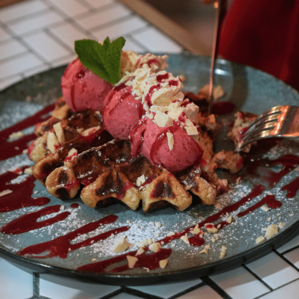 Waffles & Wine: Gourmet-vohveli