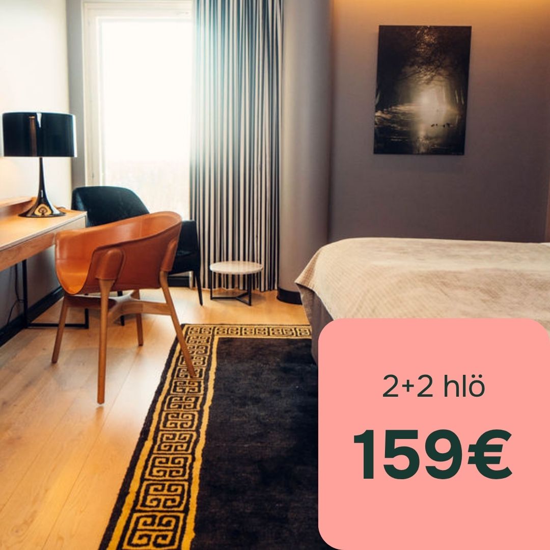 Black Week: Perhepaketti - Clarion Hotel Aviapolis 2+2 hlö 159€