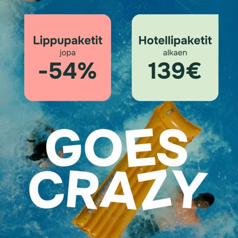 Flamingo Goes Crazy - Hintahulluttelut ovat täällä! Lippupaketit jopa -54%!