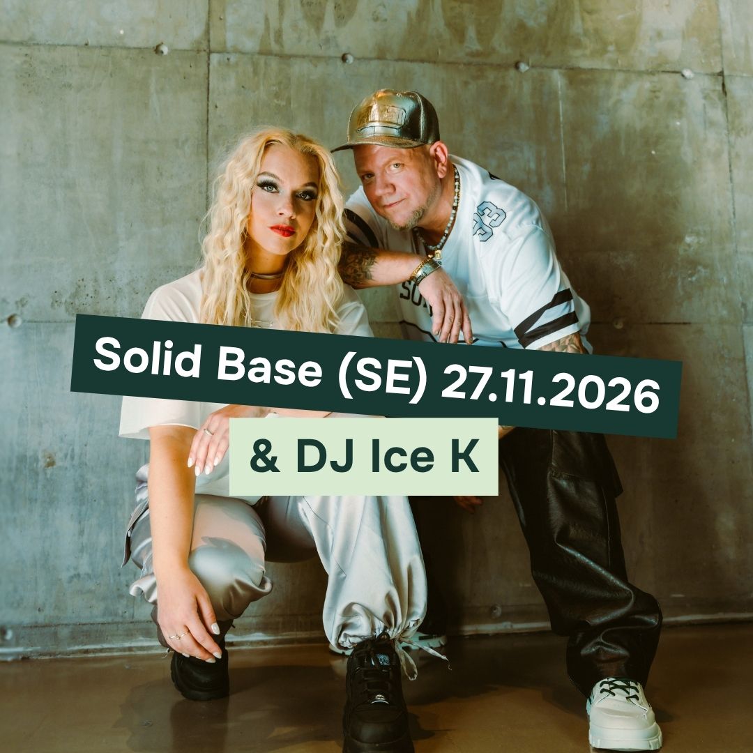 Pikkujoulupartyt: Solid Base (SWE) & DJ Ice K 27.11.2026 klo 19.00